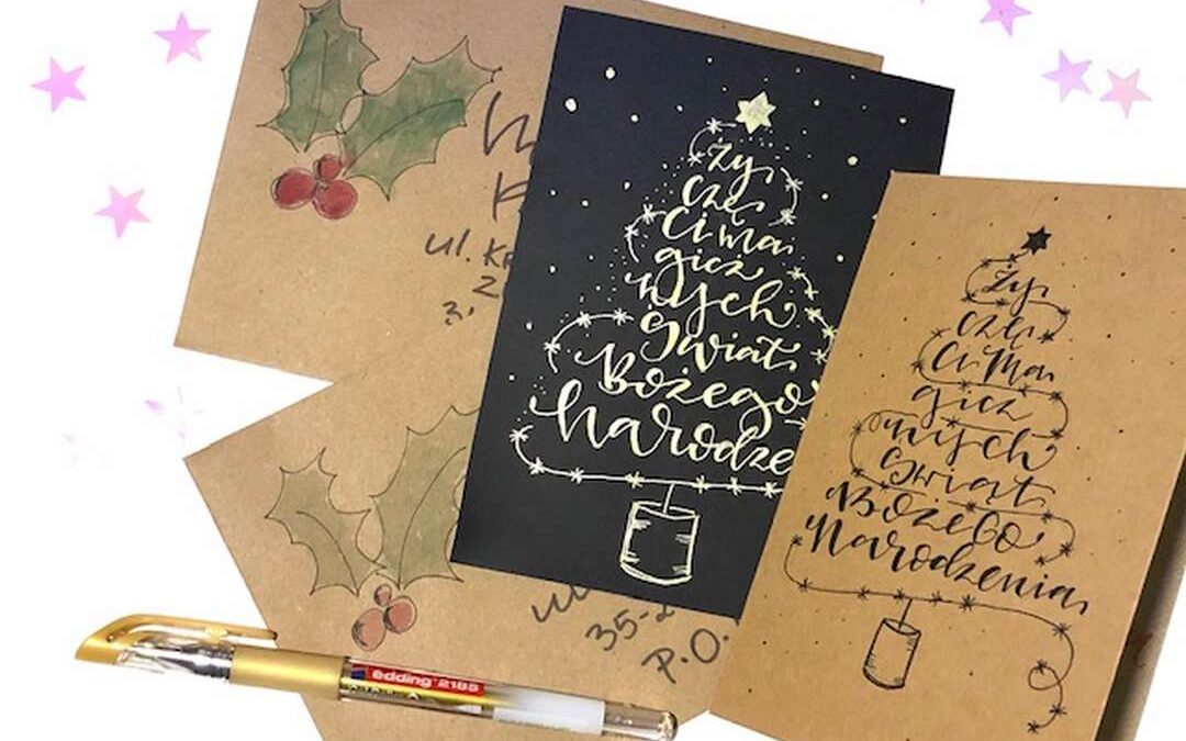 lettering kartka świąteczna5