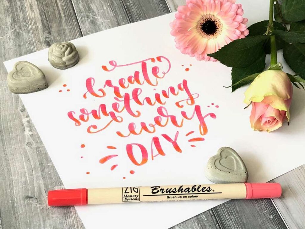 hand lettering jak zacząć