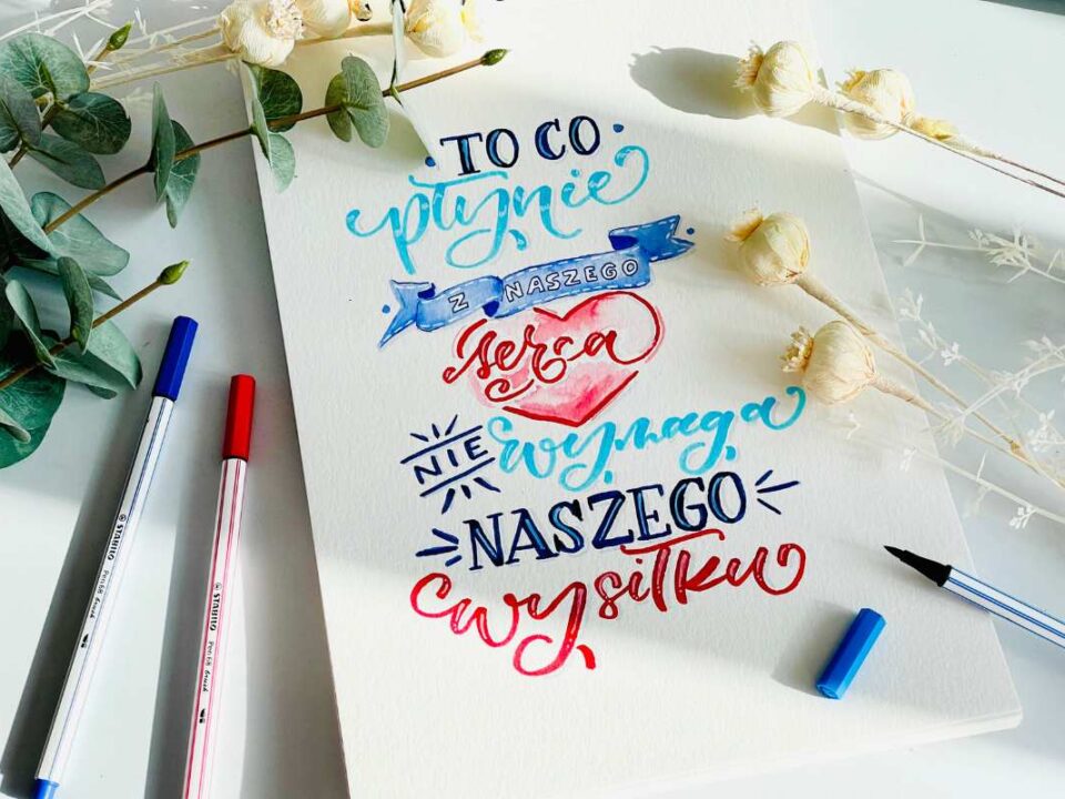 hand lettering jak zaczac