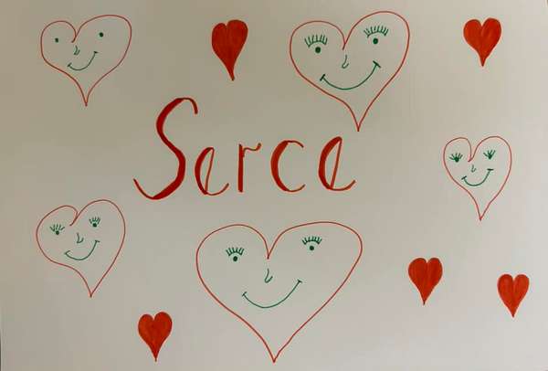 walentynki lettering alfabet