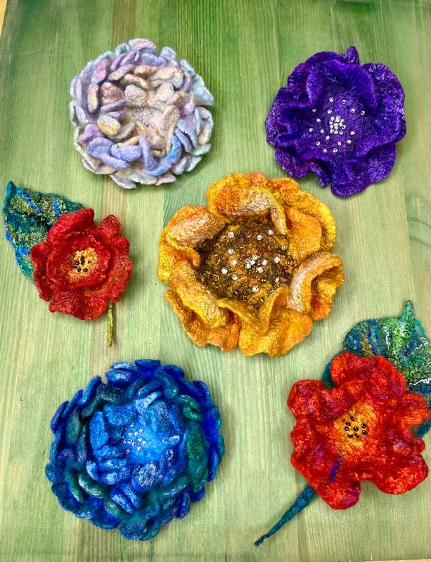 filcowanie szale warsztaty