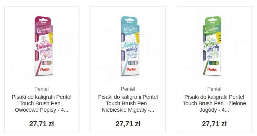 prezent do letteringu